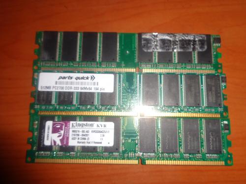 vendo memorias DDR333 de 512mb 10 en buen es - Imagen 1