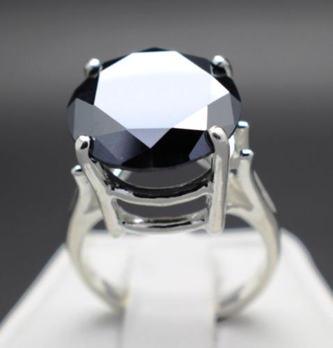 Vendo anillo de diamante negro natural 100% d - Imagen 1
