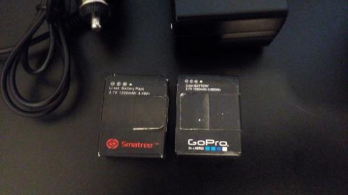 2 baterias para gopro hero 3 y 3 plus (white - Imagen 3