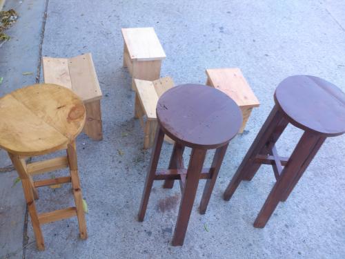 Vendo Muebles de madera 100% artesanales mesa - Imagen 2