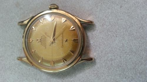 Reloj omega contellation pie pan de oro solid - Imagen 1