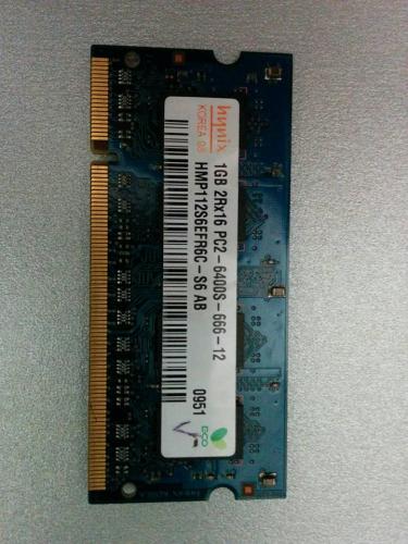 Vendo Memoria RAM DDR2 para Laptop de 1GB ex - Imagen 1