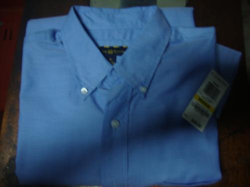 Vendo camisa de vestir azul manga larga para  - Imagen 1