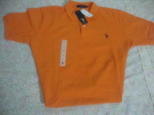 Vendo camisa US Polo ASSN anaranjada talla - Imagen 1