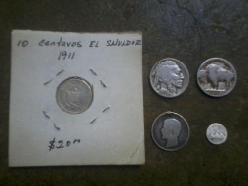 vendo estas monedas antiguas diez centavos de - Imagen 1