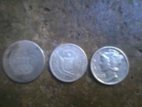 vendo mis monedas de plata antiguas moneda de - Imagen 1