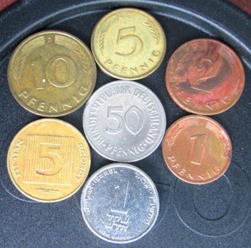 En 500 fijos vendo 7 monedas 5 de Alemania  - Imagen 1