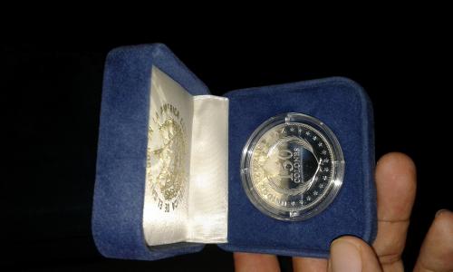 Vendo moneda ACUERDOS DE PAZ plata de 1992 en - Imagen 2