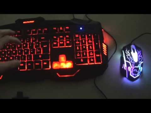 kit telcado y mouse gamer luminoso 3 colores - Imagen 2