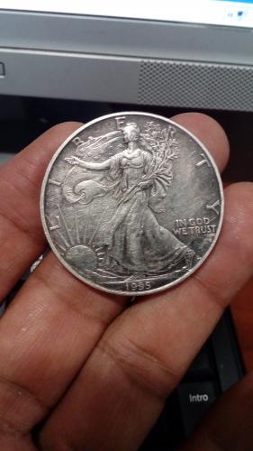 Moneda de dolar una Onza de plata pura en bu - Imagen 3