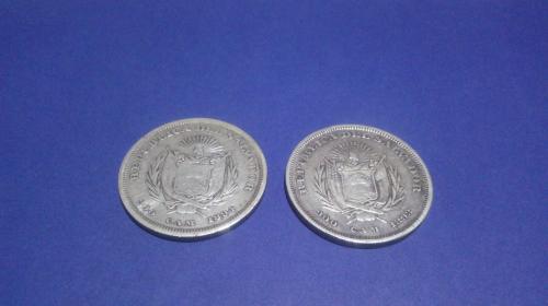 Monedas de El Salvador dos Bambas de un peso - Imagen 2