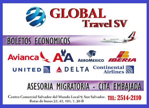 GLOBAL Travel SV venta de boletos aereos as - Imagen 2