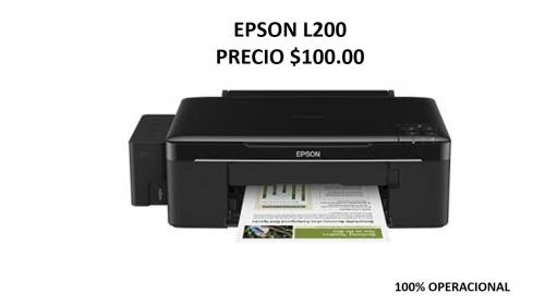 vendo impresor epson l200 100% operacional  - Imagen 1