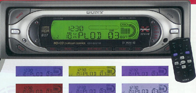 vendo cd player sony xplod tiene pantalla de - Imagen 1