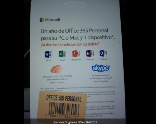 Licencias Originales Office 365/2016 Incluye - Imagen 2