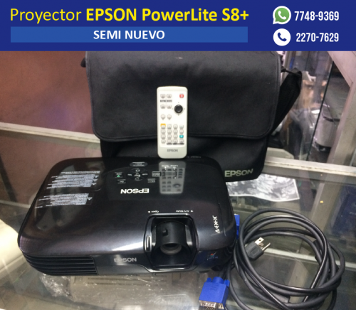 Proyector EPSON PowerLite S8+ ***SEMI NUEVO E - Imagen 2