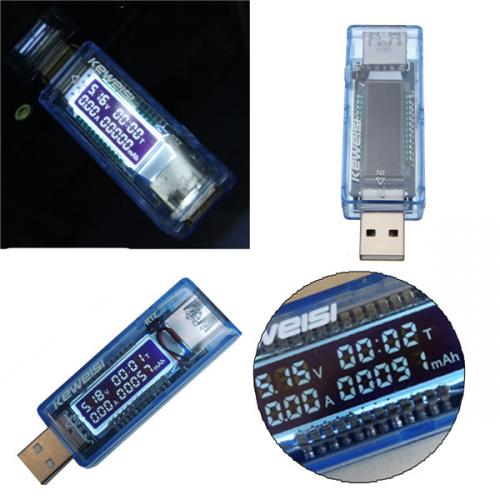Tester de voltaje y amperímetro tipo USB mar - Imagen 2