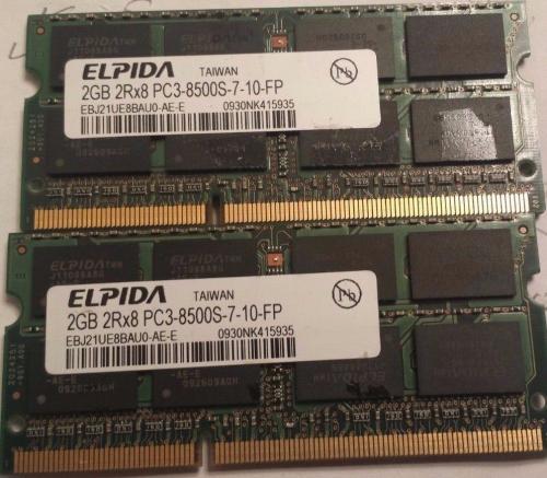 Vendo memorias ram DDR3 para laptop o minilap - Imagen 1