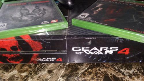 Vendo Xbox ONE con Skin de Gears of War 4 con - Imagen 2