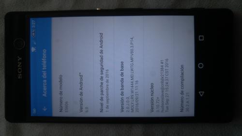 Vendo Sony Xperia M5 nítido cero fallas con  - Imagen 1
