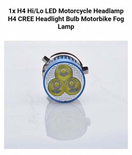 vendo bombillos LED para moto alta y baja n - Imagen 2