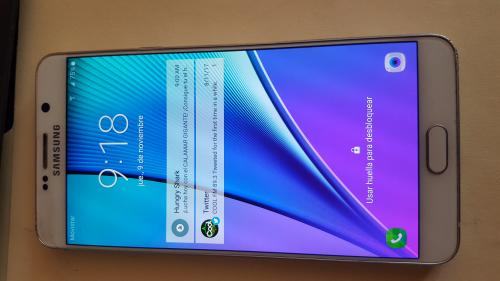 Samsung note 5 de 32 Gb  detalle en la parte - Imagen 1