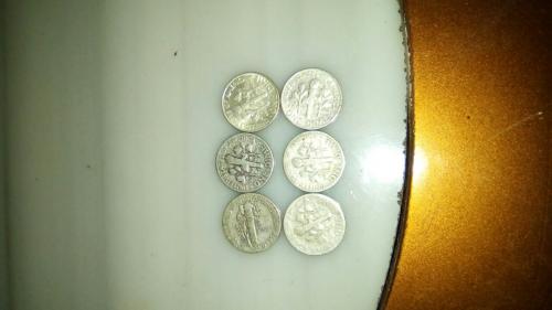 Vendo monedas de plata de One Dime de Estados - Imagen 2