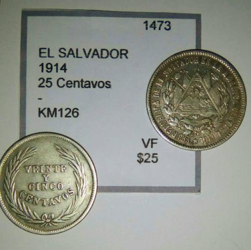 vendo monedas de plata antiguas de El Salvado - Imagen 3