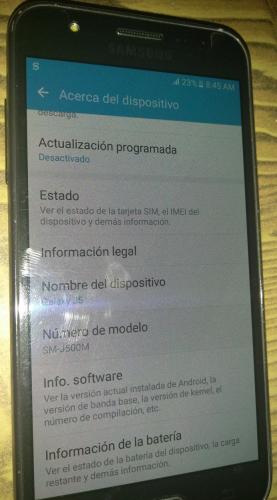 Vendo Samsung Galaxy J5 liberado en buen es - Imagen 2