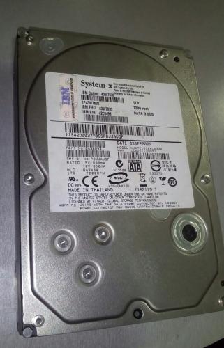Vendo disco duro de 1TB marca IBM puerto sata - Imagen 1