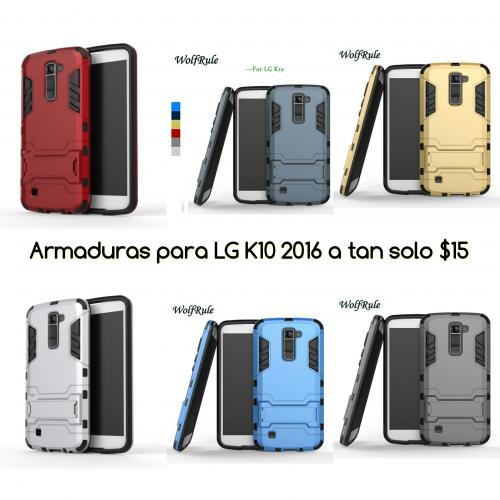 ARMADURAS Y VIDRIOS TEMPLADOS LG K10 &10003; - Imagen 1