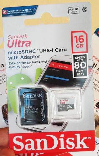 Memorias MicroSD clase 10 16GB a 15 con su a - Imagen 1