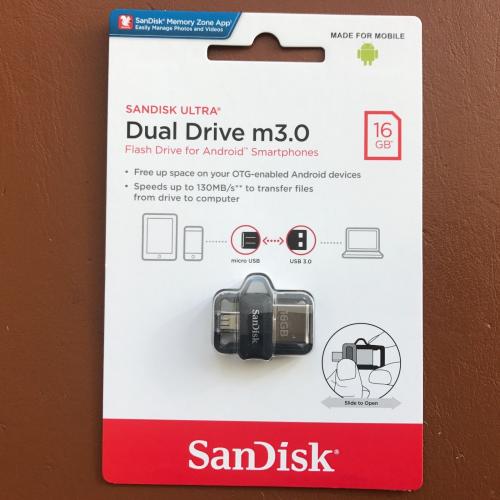 Memorias Micro Duo OTG 30 de 16GB Sandisk co - Imagen 2