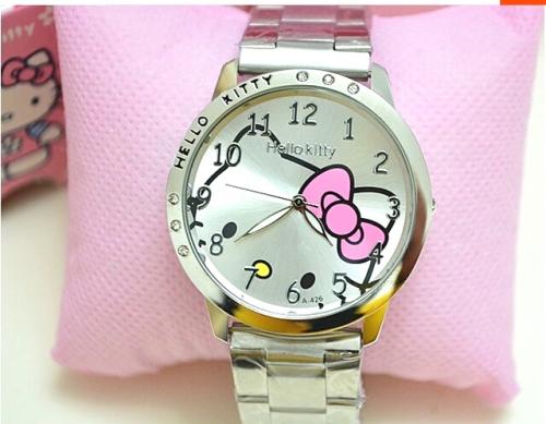 Finos Relojes Metalicos de Hello Kitty para D - Imagen 1