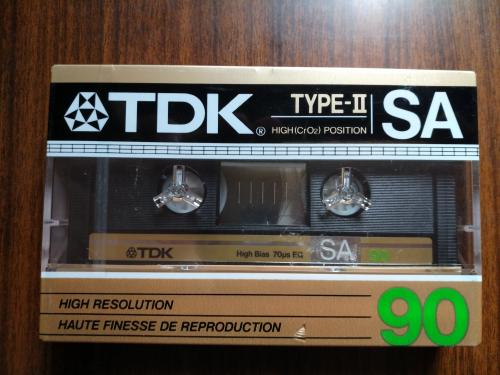 VENDO 2 cassettes type II TDK SA de 90 nuevo - Imagen 1