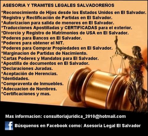 APOSTILLA  LEGALIZACIÓN DE DOCUMENTOS EN EL - Imagen 1