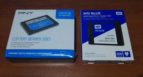SSD de 500gb en 190 de 240gb en 115 de 128 - Imagen 1