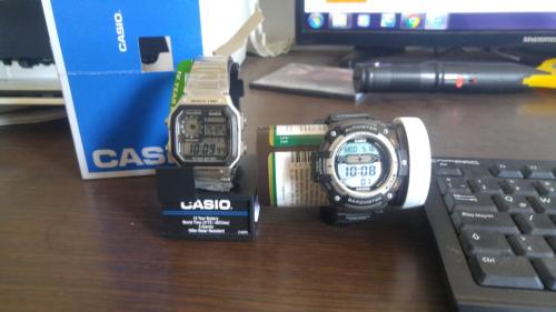 S/V 2 relojes casio world time y altimeter in - Imagen 1