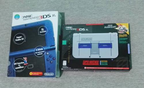 new 3DS XL blue metallic 285 new 3DS XL supe - Imagen 1
