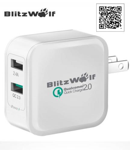Cargadores USB Quickcharge BlitzWolf   Dual  - Imagen 2