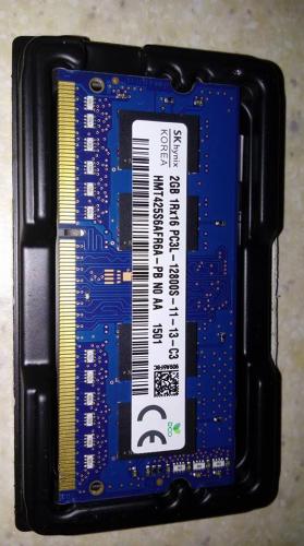 VENDO MEMORIA RAM DE 2 GB PARA LAPTOP MARCA  - Imagen 1