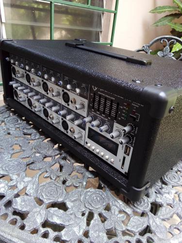 amplificador mixer rockville  2400 wats 8 can - Imagen 3
