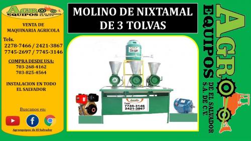 MOLINOS DE NIXTAMAL DE 3 TOLVASOfertas - Imagen 1