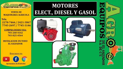 MOTORES DIESEL GASOLINA Y ELECTRICOS Ideales - Imagen 1