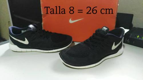 Nike free 50 talla 8= 26 cms  originales nad - Imagen 1