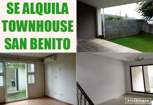 SE ALQUILA TOWN HOUSE EN SAN BENITO 3 Habitac - Imagen 1