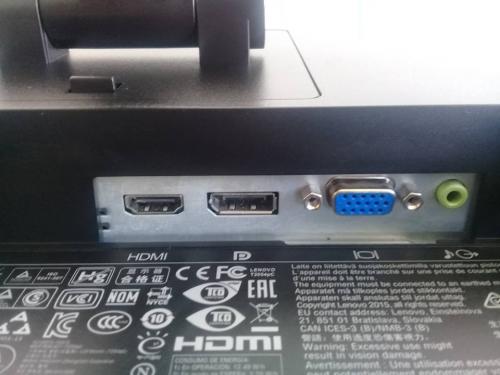 HDMI monitor lenovo LED de 195 pulgadas wide - Imagen 2
