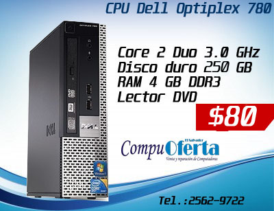 CPU Dell Optiplex 780 slim ideal para espacio - Imagen 1