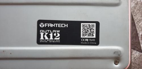 Vendo teclado Gaming Fantech K12 en USD1500  - Imagen 2