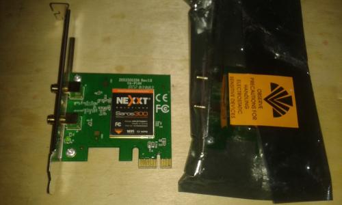 Vendo tarjetas Nexxt doble antena puerto pci - Imagen 1